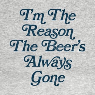 Beer Lover Typography Design T-Shirt